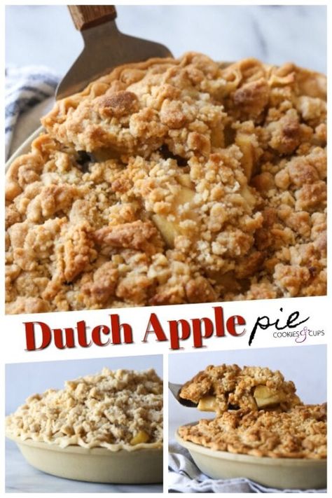 Cinnamon Roll Dutch Apple Pie, Cinnamon Roll Crust, Classic Apple Pie Recipe, Apple Pie Crust, Dutch Apple Pie Recipe, Apple Pie Recipe Easy, Apple Crumble Pie, Dutch Apple Pie, Dutch Apple