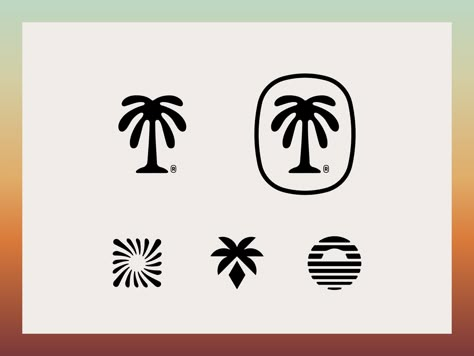 Dribbble Design, Surf Logo, Tree Logo Design, Beach Logo, Surf Brands, Hotel Logo, Tree Logos, Ui Design Inspiration, Natural Logo