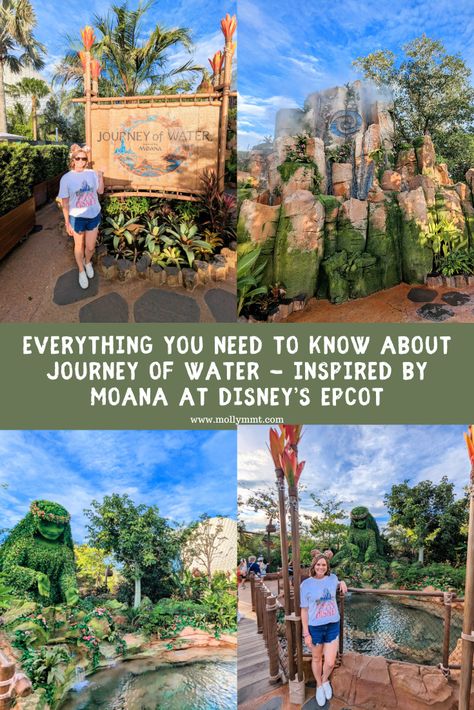 Visiting Epcot? Experience Journey of Water - Inspired by Moana. Read all about this experience on this blog post! Moana At Disney World, Moana Journey Of Water, Moana Epcot, The Water Cycle, Disney World Epcot, Disney Epcot, Water Cycle, Disney S, Moana