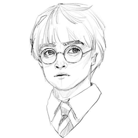 Harry Potter Drawings Easy, Harry Potter Portraits, Harry Potter Sketch, Harry Potter Art Drawings, Drawing Hands, Potter Art, Harry Potter Drawings, Cute Tumblr Pictures, Harry Potter Anime