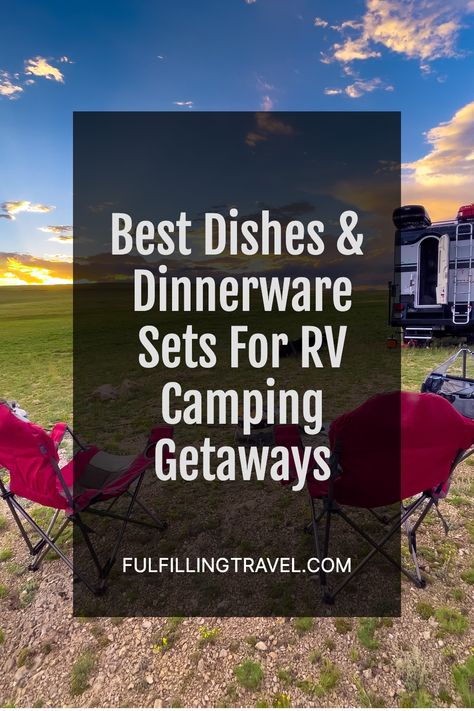 Who doesn't love a great RV camping getaway? Whether you’re headed out for a weekend in the woods or a cross-country road trip, having the right dinnerware and dishes is a must! In this article, we’ll discuss the best dishes and dinnerware sets for your RV camping getaway. From elegant stoneware to lightweight melamine, you’ll be sure to find the perfect dishes and dinnerware set to make your camping experience as enjoyable and stress-free as possible. Rv Dishes, Wooden Dinnerware, Connecting With Nature, Melamine Dishes, Cross Country Road Trip, Plastic Dinnerware, Glass Dinnerware, Types Of Plastics, Rv Travel