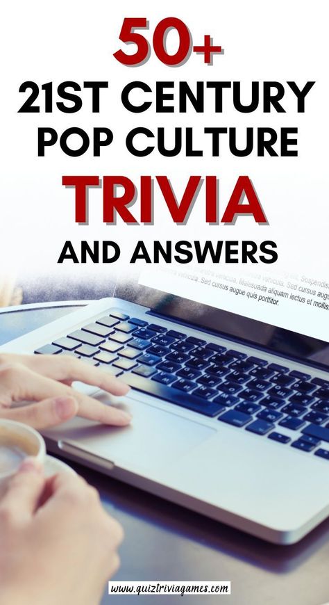 21st Century Pop Culture quiz | 21st Century Pop Culture trivia | 21st Century Pop Culture questions and answers | 21st Century Pop Culture quiz questions and answers | 21st Century Pop Culture trivia questions and answers | 21st Century Pop Culture multiple choice question and answers | 21st Century Pop Culture quiz trivia | 21st Century Pop Culture quiz questions | free 21st Century Pop Culture trivia game | free 21st Century Pop Culture trivia questions Culture Questions, Pop Culture Quiz, Pop Culture Trivia, Pub Quiz, Olympics Opening Ceremony, Quiz Questions And Answers, Princess Movies, Trivia Questions And Answers, Quiz Questions