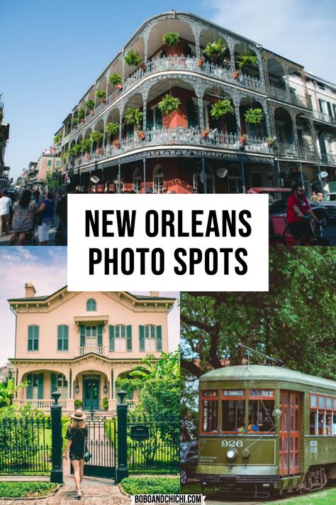 NEW ORLEANS PHOTO SPOTS | New Orleans | NOLA | New Orleans Instagram | New Orleans things to do in | check out this guide to the best photo spots in New Orleans including some of the best places to visit in New Orleans in this New Orleans guide #neworleans #travel #wanderlust #instagramphotos #holiday #vacation New Orleans Iphone Wallpaper, Best Photo Spots In New Orleans, New Orleans Instagram Spots, New Orleans Photos, Nova Orleans Aesthetic, New Orleans Pictures Ideas, New Orleans Instagram, Nola Trip, New Orleans Photography