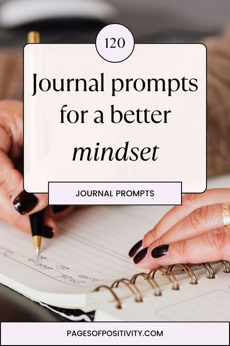 a pin that says in a large font Journal Prompts for a Better Mindset Journal Prompts For Men, Growth Mindset Journal Prompts, Christian Journal Prompts, Journal Prompts For Adults, Mindfulness Journal Prompts, Journal Topics, Work Journal, What To Write About, Daily Journal Prompts