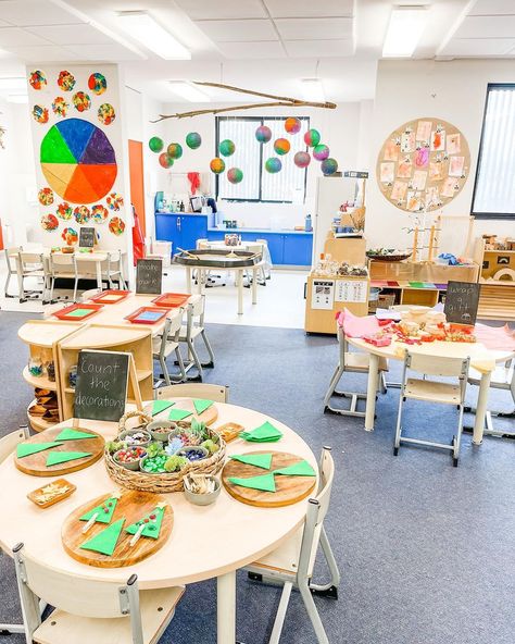 Jen~Where Learning Meets Play on Instagram: “Christmas in my classroom 🎄🥰 Take a peek at one day a few weeks ago. I am missing this space and can not believe I won’t be back in it next…” Calm Classroom, Prek Classroom, International Baccalaureate, Early Years Educator, Playbased Learning, Montessori Classroom, Reggio Inspired, Preschool Christmas, Instagram Christmas