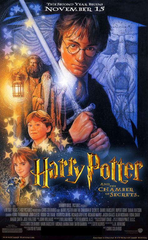 Harry Potter Fan Zone on X: "Absolutely LOVE @DrewStruzan’s movie posters. A quick bit of Photoshop work to imagine what his unused Chamber of Secrets poster might have looked like. https://t.co/aJuGoRz4vv" / X Harry Potter And Chamber Of Secrets, Harry Potter Movie Poster, Harry Potter Chamber Of Secrets, Harry Potter Posters, Harry Potter Poster, Y2k Vibes, Chamber Of Secrets, Daniel Radcliffe, Harry Potter Movies