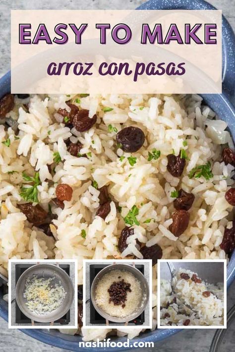 Dive into the tropical flavors of Panama with this Traditional Panamanian Rice with Raisins recipe! It is an easy and delicious treat for your weeknight dinners or festive holiday tables. Indulge, enjoy, and share the taste of Panama! Panamanian Desserts, Rice With Raisins, Panamanian Recipes, Panama Food, Panama Recipe, Raisins Recipe, Panamanian Food, Hispanic Recipes, Raisin Recipes