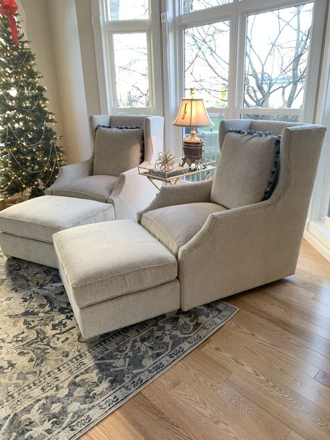 Two Lounges In One Room, Snuggle Chair Living Room, Occasional Chairs Living Room Layout, Conversational Room, Living Room With Chairs Only, Living Room With Two Seating Areas, Living Room Chairs Ideas, Dining Room Alternatives, Sitting Room Ideas Cozy