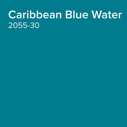 Ocean Blue Paint Colors, Ocean Blue Paint, Caribbean Aesthetic, Boys Bedroom Colors, Carribean Blue, Shared Girls Bedroom, Coloring For Boys, Turquoise Painting, Blue Paint Colors