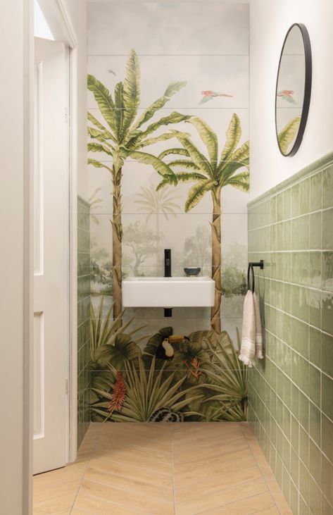 LIVING Collection — TEMPEST TILEROOM Non Slip Floor Tiles, Unique Bathroom Decor, Bamboo Mirror, Artistic Tile, Tile Panels, Tropical Oasis, Floral Tiles, Large Format Tile, Unique Bathroom