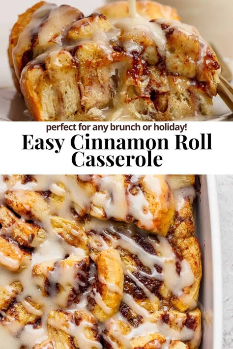 Cinnamon Roll Casserole Cinnamon Roll Brunch Ideas, Cinnamon Roll Bake With Heavy Cream, Cinnamon Roll Fruit Casserole, Cinnamon Bun Casserole Pillsbury, Cinnabon Cinnamon Roll Casserole, Easy Christmas Cinnamon Rolls, What To Do With Leftover Cinnamon Rolls, Grands Cinnamon Roll Casserole, Cinnamon Bun Breakfast Casserole