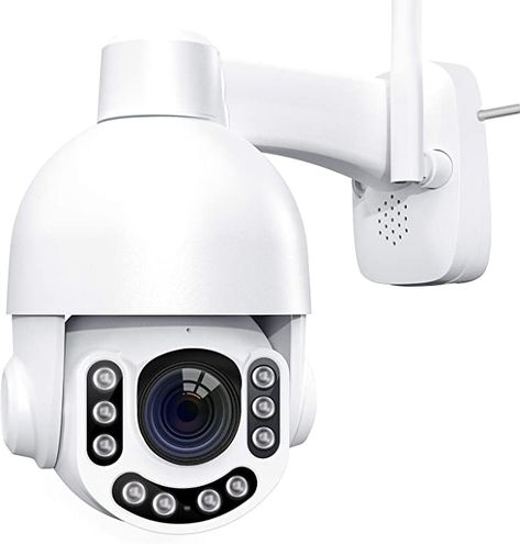 Amazon.com : Netvue Security Camera Outdoor, 2k 3MP IP Camera, Pan/Tilt/8X Digital Zoom, H.265, 360° View, 2.4G Wi-Fi Wireless Camera with Alexa, 2-Way Audio, Clear Night Vision, Weatherproof and Motion Detection : Camera & Photo Pink Camera, Disposable Camera, Outdoor Camera, Camera Icon, Wireless Camera, Surveillance System, Wifi Camera, Surveillance Cameras, Surveillance Camera