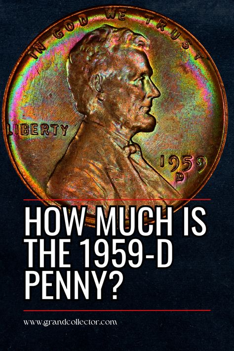 How much is a 1959-D Penny? Is it valuable? Check this article to know more! Most Valuable Pennies, Valuable Coins List Pennies, Valuable Pennies List, Valuable Wheat Pennies, Bobby Goldsboro, Penny Value Chart, Old Pennies Worth Money, Rare Pennies, Valuable Pennies