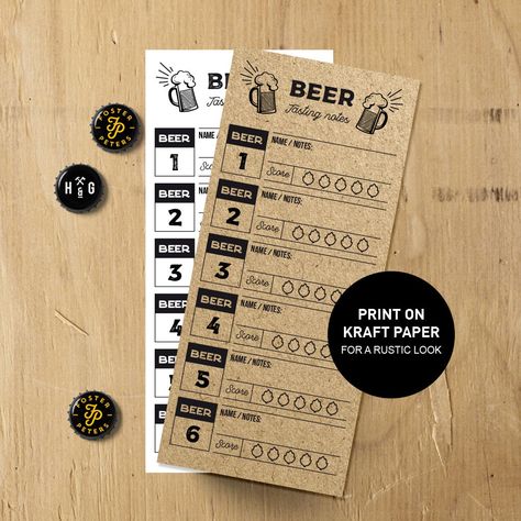 Beer Tasting Party Ideas, Beer Tasting Party Food, Beer Tasting Party Printables, Tasting Party Food, Tasting Party Ideas, Beer Tasting Party, Beer Sampler, Beer Basket, Beer Tasting Parties