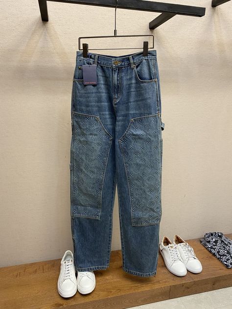 Lv Jeans Men, Lv Jeans, Jeans On Jeans, Louis Vuitton Jeans, Dior Jeans, Fits Inspiration, Gucci Jeans, Mens Designer Jeans, Louis Vuitton Collection