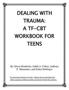 Cbt Workbook, Tf Cbt, Counseling Teens, Adolescent Therapy, Cbt Worksheets, Counseling Worksheets, Cbt Therapy, Clinical Social Work, Mental Health Therapy