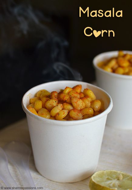 Masala Corn, Sweet Corn Recipes, Butter Masala, Restaurant Style Recipes, Nice Cream Recipe, Indian Meal, Cart Design, Buttered Corn, Food Decorations