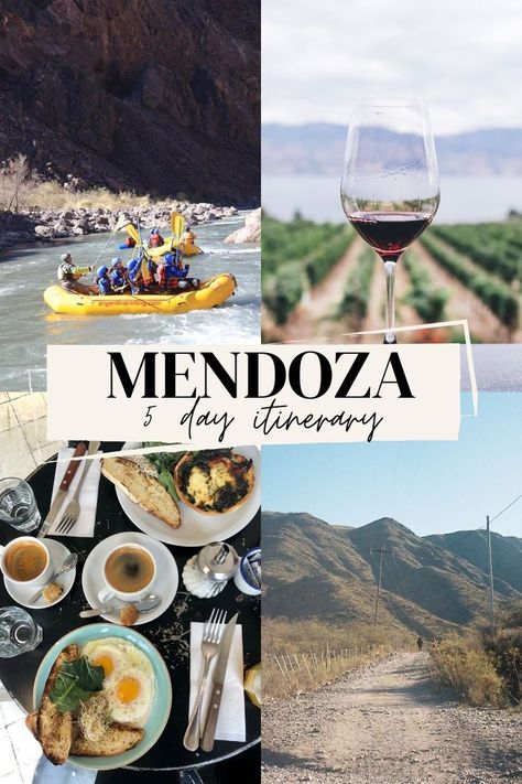 Mendoza, Argentina Travel | Mendoza, Argentina Bucket List | Mendoza Itinerary | 3 Days in Mendoza, Argentina  #MendozaArgentina #MendozaTravel #SouthAmerica #TravelGuide Mendoza Argentina Travel, Argentina Itinerary, Latin America Travel, Argentina Travel, Whitewater Rafting, American Travel, Fall Travel, South America Travel, Mendoza