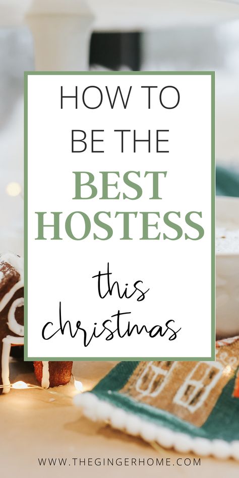 How to be the BEST host this holiday season! Tips to be the best hostess this Christmas. Christmas party hosting tips. How to make your holiday guests feel welcome #hosting #christmasparties #holidayparties #hostingguests How To Host Christmas Party, Christmas Dinner Party Gifts For Guests, Holiday Party Hosting Ideas, How To Host Christmas, Hosting Family Christmas In Your Home, Hosting A Christmas Party At Home, How To Host Christmas Dinner, Hosting A Holiday Party, Christmas Hosting Decor