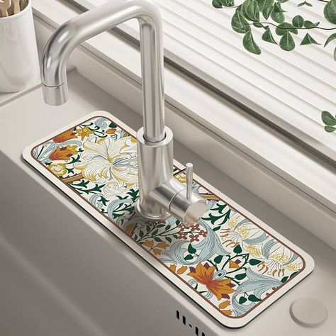 Corner sink kitchen decor