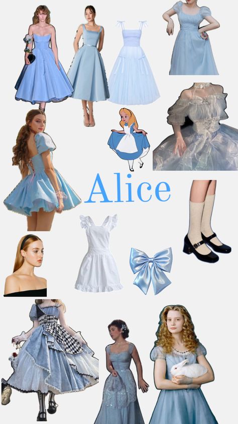 World Book Day Outfits, Disneyland Costumes, Alice In Wonderland Outfit, Alice Costume, Alice Cosplay, Cute Group Halloween Costumes, World Book Day Costumes, Alice In Wonderland Dress, Classy Halloween Costumes