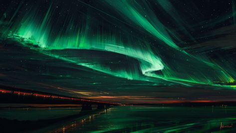 Alena Aenami, Northern Lights Wallpaper, Sky Aurora, Lights Wallpaper, Northern Lights (aurora Borealis), Wallpaper Summer, Aurora Australis, Aurora Borealis Northern Lights, Laptop Wallpapers