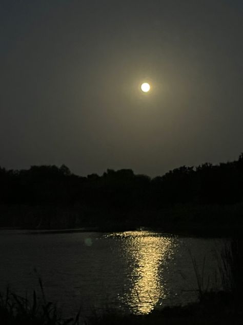 #moon #moonshine #water #lake #lakelife #summer #aesthetic #night #nightsky #wood #forest #dark Lake Aesthetics Dark, Lake Aesthetic Dark, Night Lake Aesthetic, Dark Lake Aesthetic, Moonshine Aesthetic, Moon On Water, Summer Aesthetic Night, Moon And Water, Moonlight Aesthetic