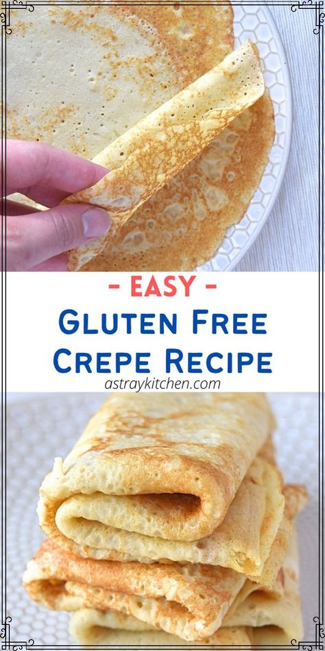 Gluten Free Crepe, Gluten Free Crepes Recipe, Gluten Free Crepes, Crepe Recipe, Gluten Free Breakfast, Best Gluten Free, Gluten Free Pancakes, Gluten Free Sweet, Crepe Recipes