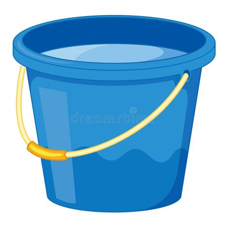 Bucket Of Water, Bucket Illustration, Bucket Drawing, Tree Painting Canvas, Cute Couple Comics, Water Bucket, Paper Doll House, Fun Classroom Activities, Cartoons Png