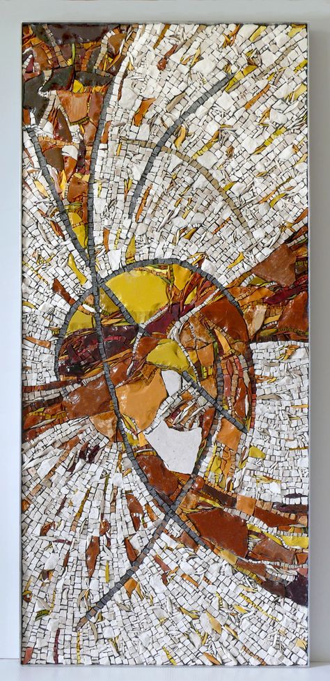 Abstract Mosaic Art, Modern Mosaic Tile, Mosaic Art Diy, Abstract Mosaic, Modern Mosaics, Mosaic Art Projects, Mosaic Tile Art, Artist Working, Glass Mosaic Art