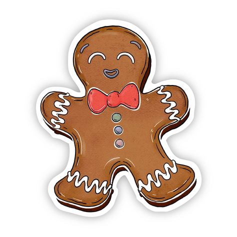 Natal, Christmas Stickers Printable, Cookie Holiday, Michigan Sticker, Xmas Sticker, Homemade Stickers, Scrapbook Stickers Printable, Gingerbread Cookie, Travel Stickers