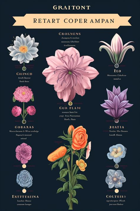 Flowers Meanings Chart, Flower Meanings Chart, Flowers Meanings, Symbolic Meanings, Secret Language, Flower Meanings, Language Of Flowers, Flower Lover, Neoclassical