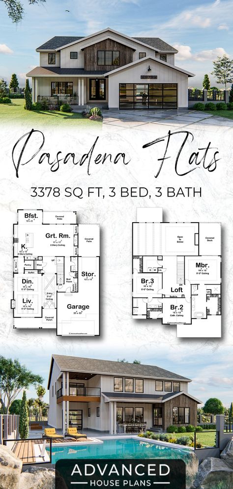 Introducing Pasadena Flats 29799, this craftsman-style haven with a blend of timeless aesthetic and meticulous design. 🚜🌟 The exterior, featuring shake siding and a welcoming front porch with a metal roof, invites you into a world where every detail is crafted for enduring appeal and functionality. Dive into a world where style meets practicality! 🌿🏡#DreamHomeDesign #CraftsmanCharm #PasadenaFlats #ElegantLiving #HomeGoals #ModernCraftsman #StylishInteriors #HomeDesignInspiration 2 Story House Plans With Basement, 2 Story Suburban House, Midcentury Modern Floor Plans, 5 Bedroom Floor Plans 2 Story, 3 Bedroom Sims 4 House, Home Floor Plans 2 Story, Different House Styles Exterior, House Blueprints Two Story, House Floor Plans 4 Bedroom