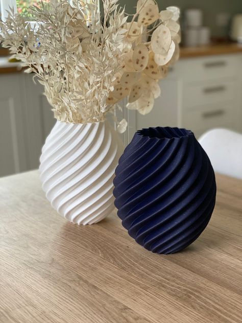 Drukarka 3d, Vase Deco, Tall Vase, Modern Vase, Tall Vases, Home Decor Vases, Vase Design, Beautiful Vase, Pumpkin Decorating