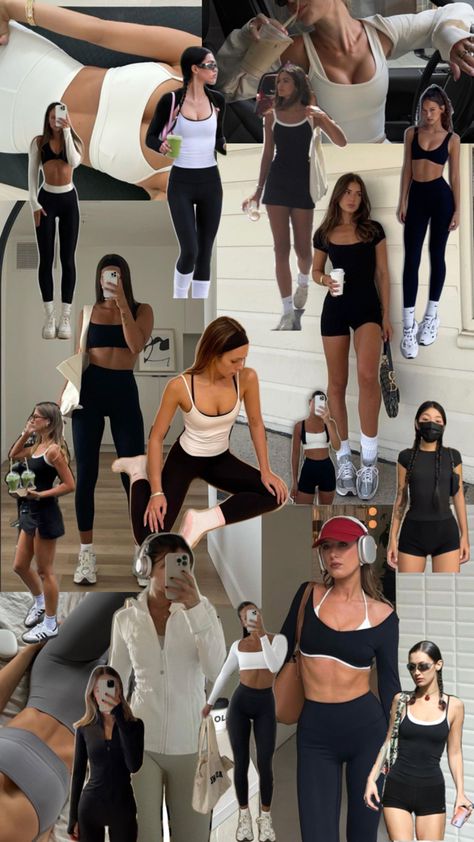 Aesthetic Sporty Outfit, Sporty Aesthetic Outfit, Sporty Outfits Aesthetic, Winter Sporty Outfits, Sporty Girl Outfits, Sporty Girl Aesthetic, Spinning Outfit, Fit Girl Inspiration, Aesthetic Workout Outfits