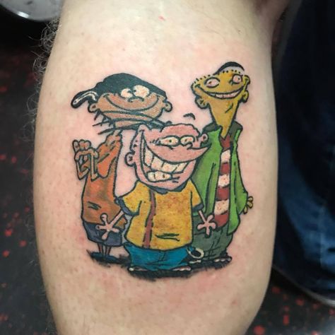 Ed Edd And Eddy Tattoo, Ed Edd And Eddy, Army Tattoos, Ed Edd N Eddy, Ed Edd, Tattoos Ideas, Temporary Tattoos, Tattoo Style, Tattoo Images