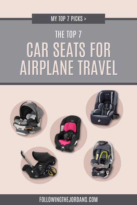 If you’re planning on flying with baby, you’re probably looking for the best car seats for airplanes. Here is everything you need to know about car seats and airplane travel! Plus, I answer your top questions such as: Should I bring a car seat for airplane travel? Do car seats count as a checked bag? And more! I’m Brittany Jordan, a mom of 3 sharing tips and tricks about mom hacks, baby tips, travel essentials, and more! Learn more at https://followingthejordans.com Family Vacation Packing List, Baby On Plane, Best Convertible Car Seat, Mom Hacks Baby, Top Questions, Best Airplane, Travel Car Seat, Car Budget, Airplane Car