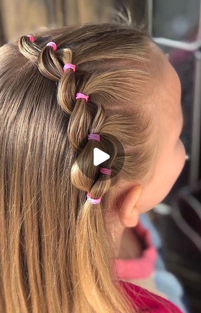 Kids Short Hair Styles Easy, Hảir Style Kids Girl, Preschool Girl Hairstyles, Hairstyles For Lil Girls Ideas, Cute Hairstyles For Curly Hair Kids, Short Hair For Girls Kids, Hairstyle For Kids Short Hair, Cute Girls Hairstyles Easy, Topsy Tail Hairstyles For Kids