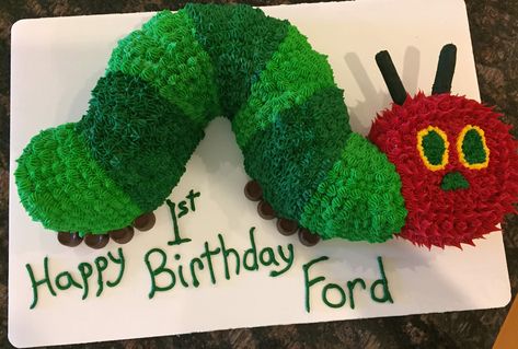 First Birthday Brunch, Hungry Caterpillar Cake, Hungry Caterpillar Craft, Caterpillar Cake, Caterpillar Craft, Hungry Caterpillar Birthday, Hungry Caterpillar Party, Happy Birthday Baby, Birthday Brunch