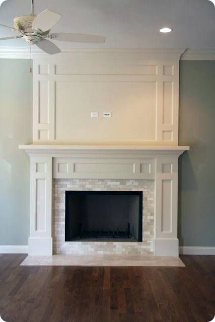 Fireplace Mantel Designs, Fireplace Redo, Fireplace Update, Marble Fireplace Surround, Mantel Design, Thrifty Decor Chick, 아파트 인테리어, Fireplace Remodel, Hus Inspiration