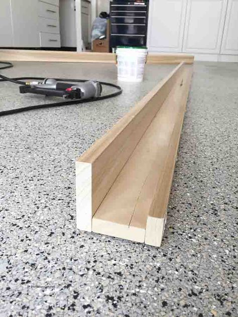 Shelving For Picture Frames Photo Ledge, Shelves For Picture Frames, Hallway Picture Shelf, Diy Photo Shelf, Picture Ledges Diy, Wall Picture Shelves, Diy Picture Rail Shelf, Picture Shelf Hallway Photo Ledge, Picture Rail Living Room Wall Shelves