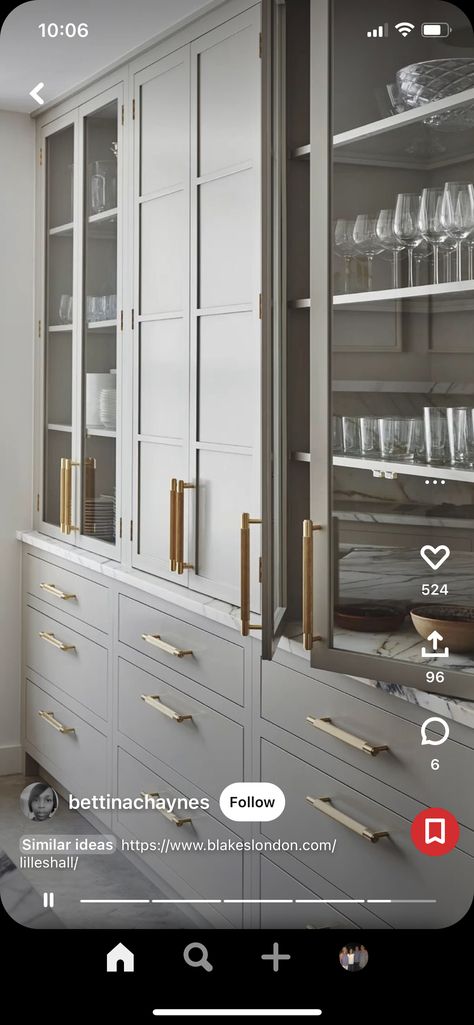 Blakes London, Crockery Unit, Kitchen Room Design, Kitchen Inspiration Design, Pantry Design, Cabinet Design, Beautiful Kitchens, Home Decor Kitchen, Interior Design Kitchen