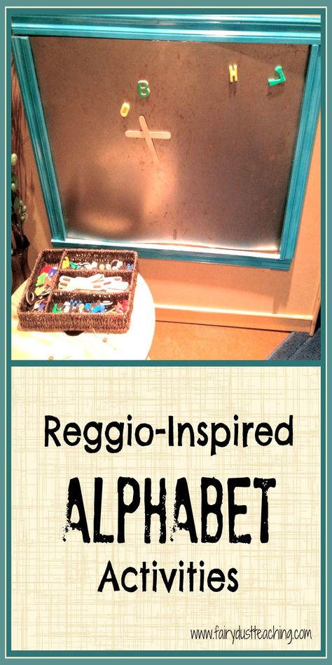 Find creative reggio-inspired alphabet activities at Fairy Dust Teaching.li Fairy Dust Teaching, Reggio Emilia Classroom, Literacy Activities Preschool, Reggio Emilia Approach, Reggio Inspired Classrooms, Reggio Emilia Inspired, Reggio Classroom, Jolly Phonics, Preschool Literacy