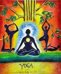 Yoga Poster Design, Save Earth Drawing, Yoga Art Painting, International Day Of Yoga, Yoga Painting, World Yoga Day, Poster Rangoli, Best Posters, Yoga Themes