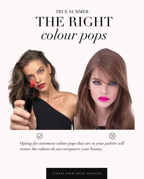 Our True Summer makeup guide is here with the beautiful Barbara Palvin 🤍 . #coloranalysis #colouranalysis #coloranalyst #barbarapalvin #summerpalette #truesummer True Summer Jewelry, True Summer Makeup, Dark Summer, Summer Palette, Colour Analysis, True Summer, Gamine Style, Makeup Guide, Bright Spring