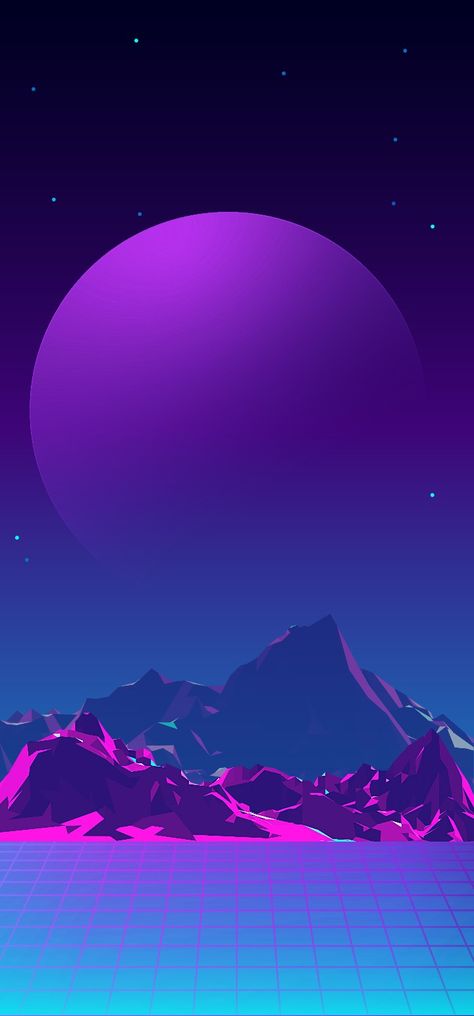 Vapor Wave Wallpaper, Aura Branding, Mountain Phone Wallpaper, Low Poly Mountain, Landscape Wallpapers, Purple Space, Vaporwave Wallpaper, Hacker Wallpaper, Waves Wallpaper