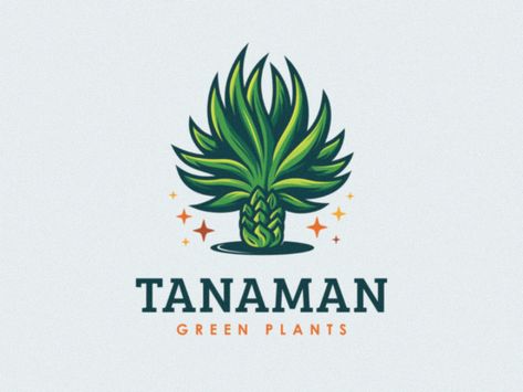 TANAMAN by Dedy Setiyawan Life Logo, Natural Logo, Logo Designer, Design Concept, Green Plants, Plant Life, Global Community, Creative Professional, Concept Design