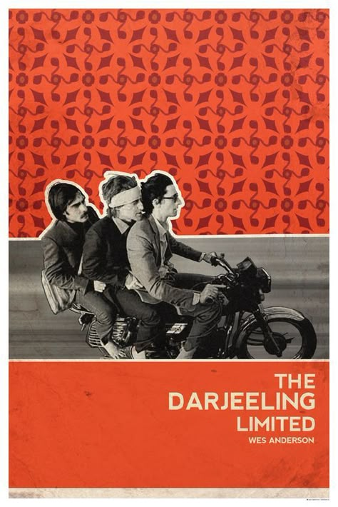 The Darjeeling Limited dir. Wes Anderson Wes Anderson Design, Wes Anderson Movies Posters, Wes Anderson Poster, Wes Anderson Movie, The Darjeeling Limited, Darjeeling Limited, Wes Anderson Movies, Wes Anderson Films, Adrien Brody