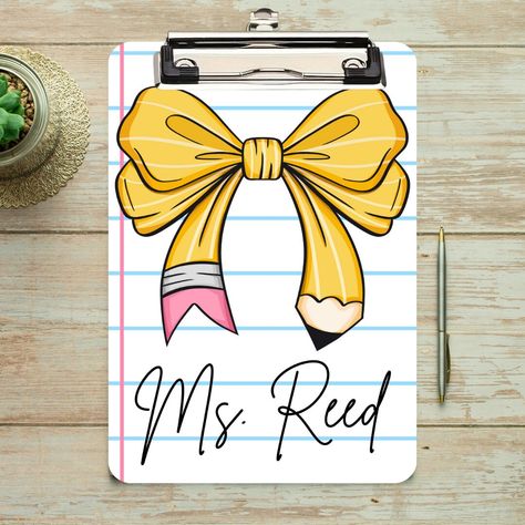 Painted Clipboards, Nurse Clipboard, Acrylic Clipboard, Teacher Clipboard, Personalized Clipboards, Teacher Gift Back To School, School Staff And Teachers Appreciation, Teacher Graduation, Teacher Personalized