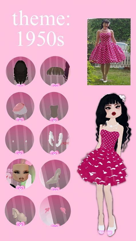 #BEAUTY, #RELATIONSHIPS #Fashion #Animals #Outfits #Winter Outfits #Animals 1950 Outfits, Decades Outfits, 1950’s Dress, 1950s Girl, 1950 Dress, Fancy Dress Code, Fashion Dress Up Games, 1950s Outfits, Roblox Game